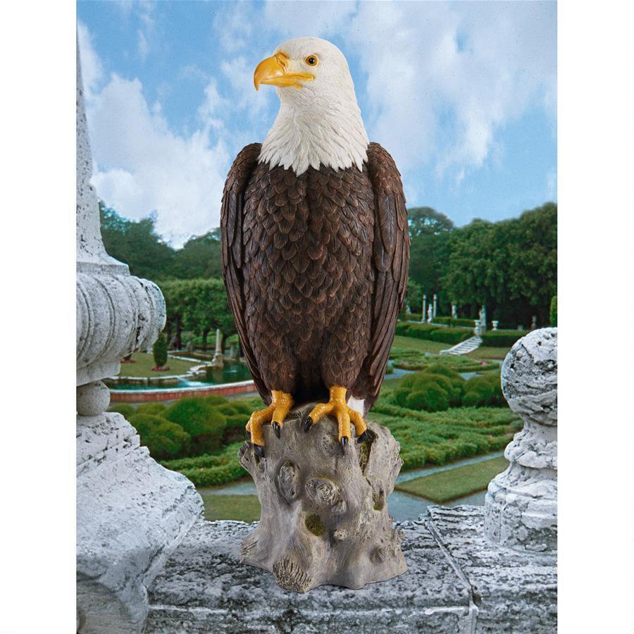 large resin eagle statues