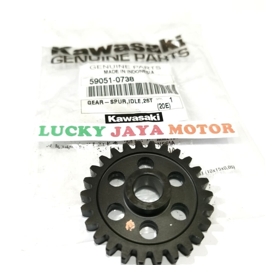 アクセサリー 1400 Genuine Parts Kawasaki KLX150 KLX 150 Spur Gear Idle 26T