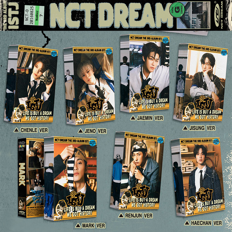 NCT DREAM [ISTJ] 3rd Album 7DREAM QR Ver/QR Card+12 Card+