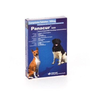 PANACUR VERMIFUGE KH500 POUR CHIENS BOITE DE 10 COMPRIMÉS 1 COMPRIMÉ PAR 10KG