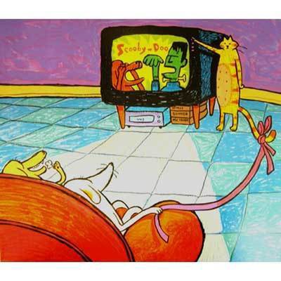 Matt Rinard ''Remote Catrol'' (SN) Ltd Ed Litho - Unframed