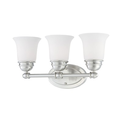 Thomas Lighting Bella 3-Light Wall Lamp, Brushed Nickel - SL714378