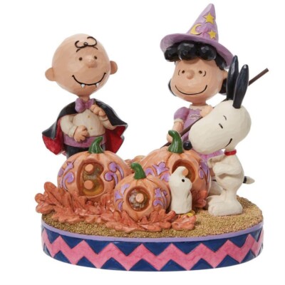 Jim Shore Peanuts Halloween Gang - Halloween Surprises #6013037 New for 2023