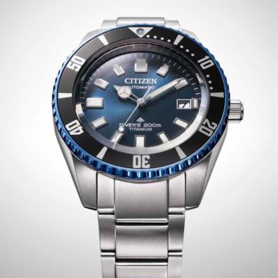 Pre-owned Citizen Promaster Marine Nb6026-56l Watch 35th Anniversary Limited Mechanical