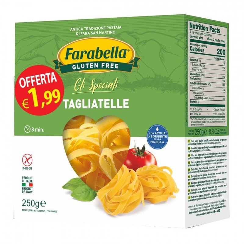 Tagliatelle Senza Glutine Farabella 250gr