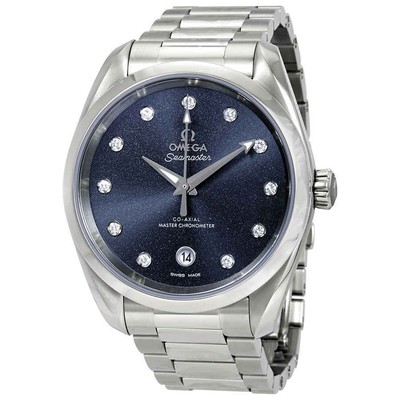 Автоматические часы Omega Seamaster Aqua Terra с бриллиантами 220.10.38.20.53.001