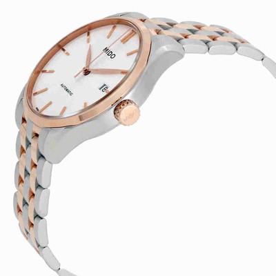 Pre-owned Mido Belluna Ii Automatic Silver Dial Men's Watch M024.407.22.031.00