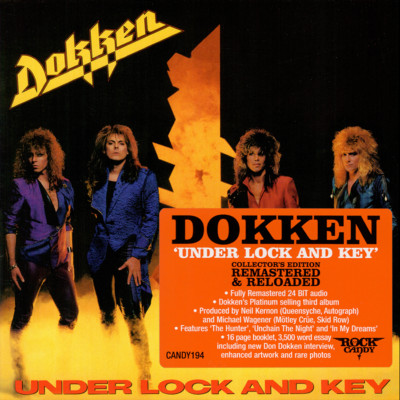 Dokken ~ Under Lock And Key (1985) CD 2014 Rock Candy Records UK    NEW   