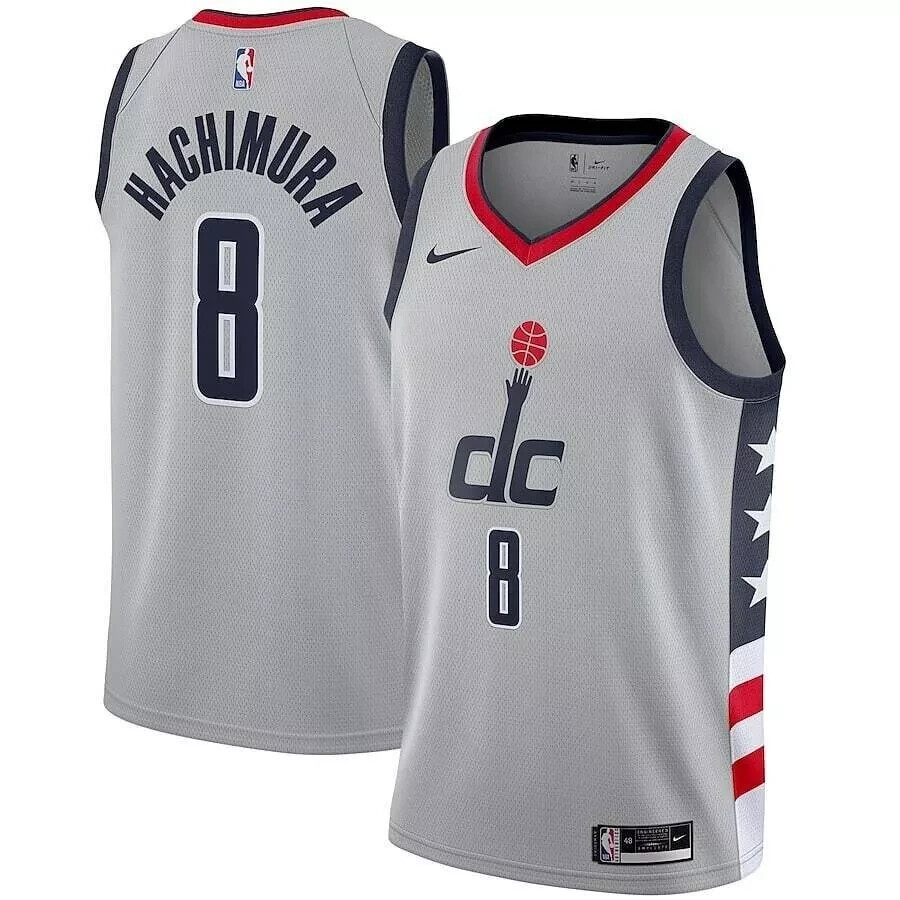 Nike Wizards Hachimura 8 ジャージ Rui Hachimura Washington Wizards Nike City Edition Swingman