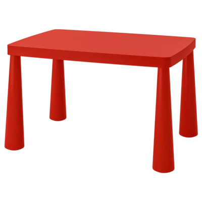 IKEA MAMMUT Children's table, indoor/outdoor 30 3/8x21 5/8 ''