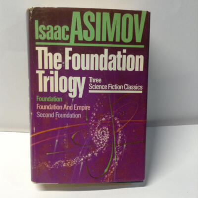 The Foundation Trilogy by Isaac Asimov HC DJ  BCE acceptable condition