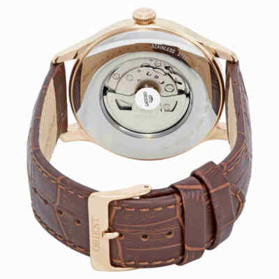 Pre-owned Orient Open Heart Automatic White Dial Men's Watch Fag00001s0