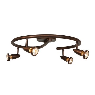 Access Lighting Mirage 4-Light Spotlight Semi-Flush Mount, Bronze - 52222-BRZ