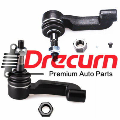 2Pc Front Outer Tie Rods For 2002 - 2007 Jeep Liberty 3.7L 2.4L 2.8L