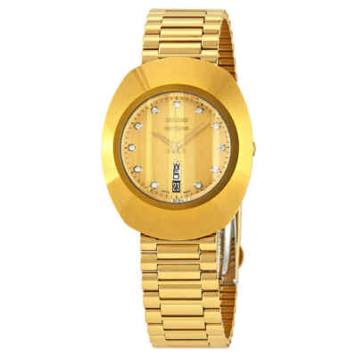 Pre-owned Rado The Original Diamond Gold Dial Watch R12304303