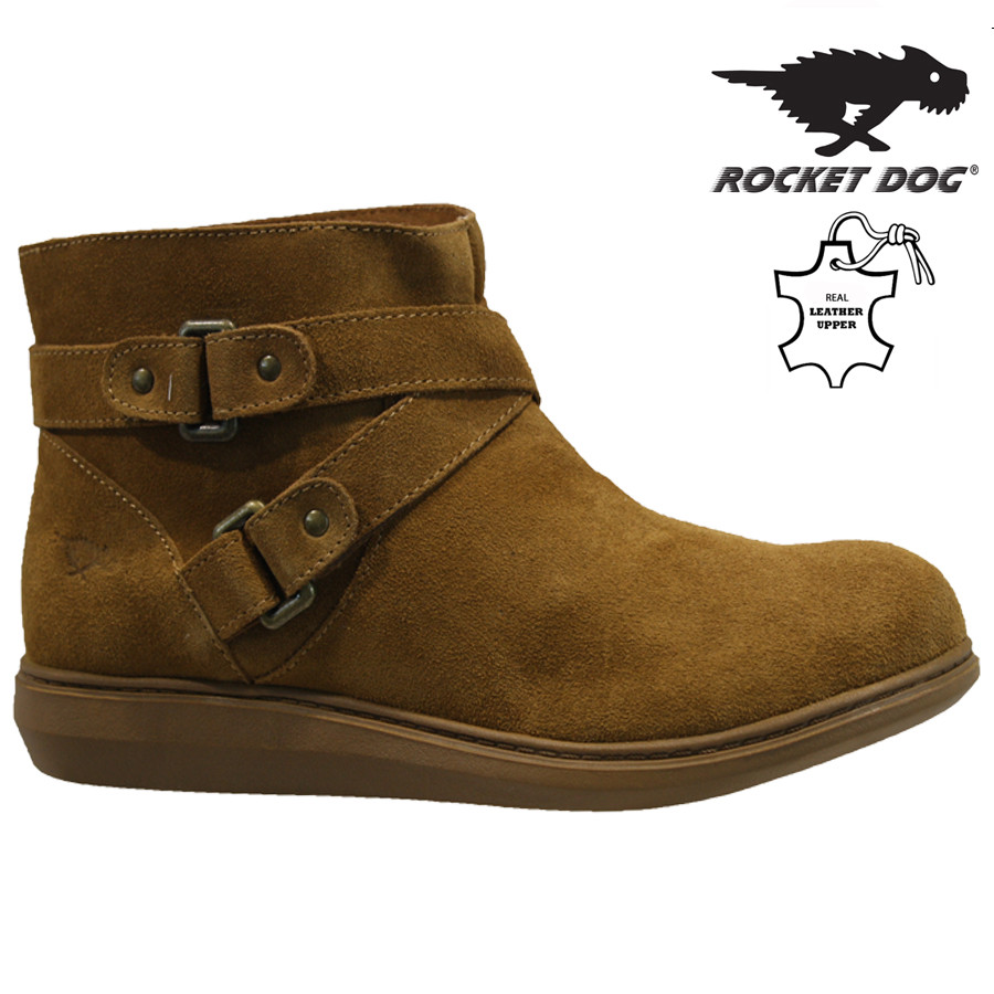 ROCKET DOG LADIES LEATHER WINTER SNOW WARM WALKING HIKING ANKLE BOOTS