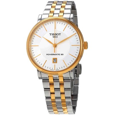 Pre-owned Tissot Carson Automatic Silver Dial Men's Watch T122.407.22.031.00