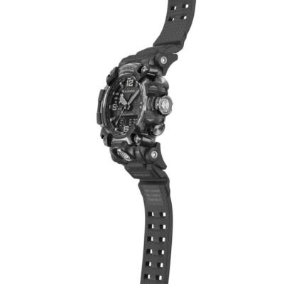 Pre-owned Casio G-shock Gwg-2000-1a1jf Black Red Carbon Mudmaster Men's Wrist Watch