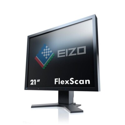 EIZO FlexScan 21-inch Color LCD Monitor 1600 x 1200  IPS Panel 6ms Black