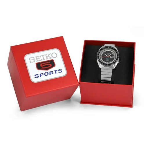 Pre-owned Seiko 5 Sports Srpk17k1 Automatic 55th Anniversary Limited Srpk17