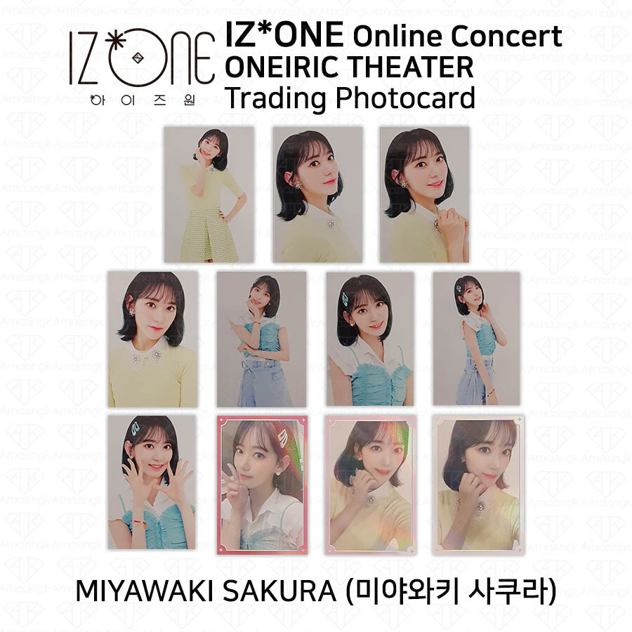 IZ*ONE 2020 Oneiric Theater 2nd Online Concert Trading card