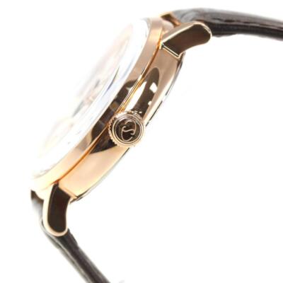 Pre-owned Orient Star Watch Men's Rk-av0001s Brown White Analog Round Face Semi Skeleton