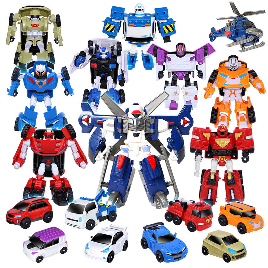 TOBOT Transformer Robot Toy Korean TV Animation Action Figure 20 Different Bots | eBay