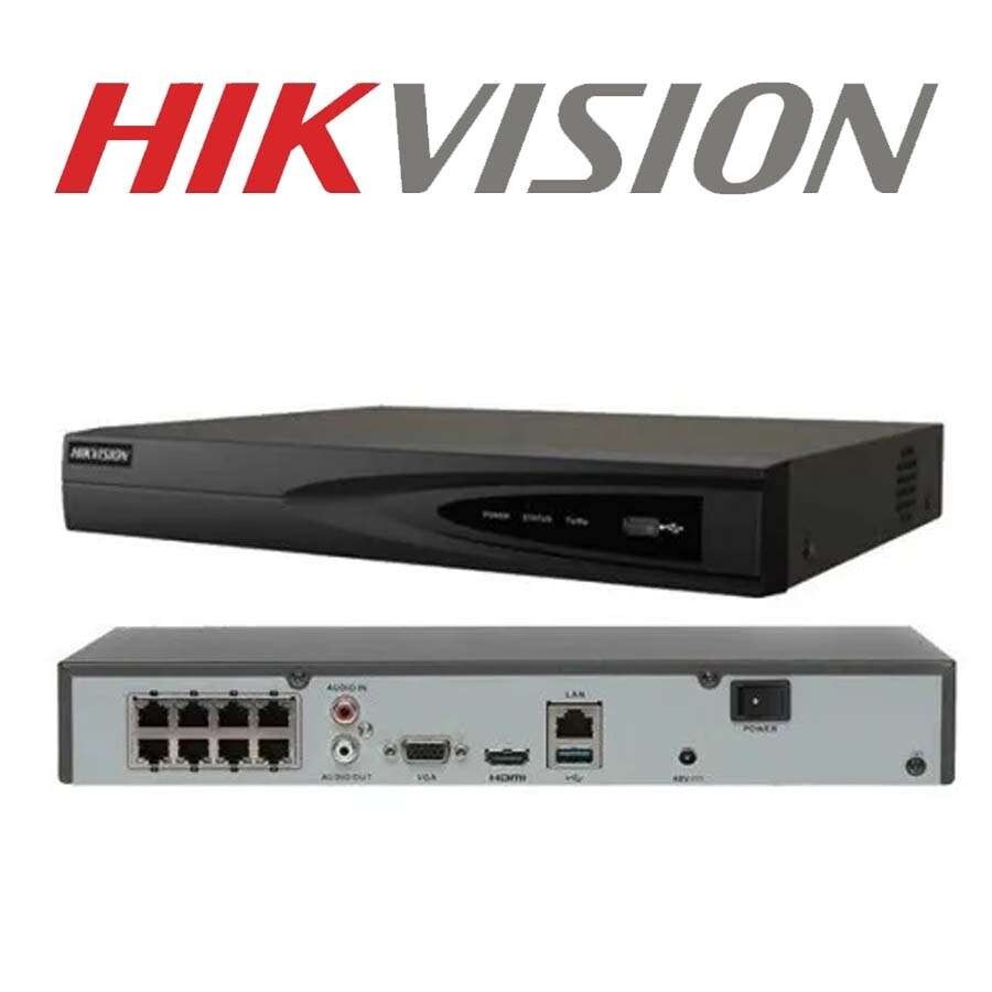 Hikvision NVR DS-7608NI-K1/8P 8CH 1U 8 PoE 4K NVR | eBay