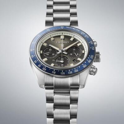 Pre-owned Seiko Prospex Sbdl111 Men Watch Box Japan Speedtimer Sport Solar Chronograph