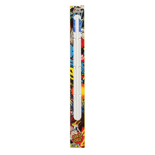 Santa Cruz SLIMLINE Skateboard Rails w/Mounting Hardware WHITE