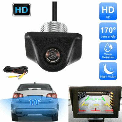 HD Waterproof 170° Car Reverse Backup Universal Camera Rear View Parking 12V LCD