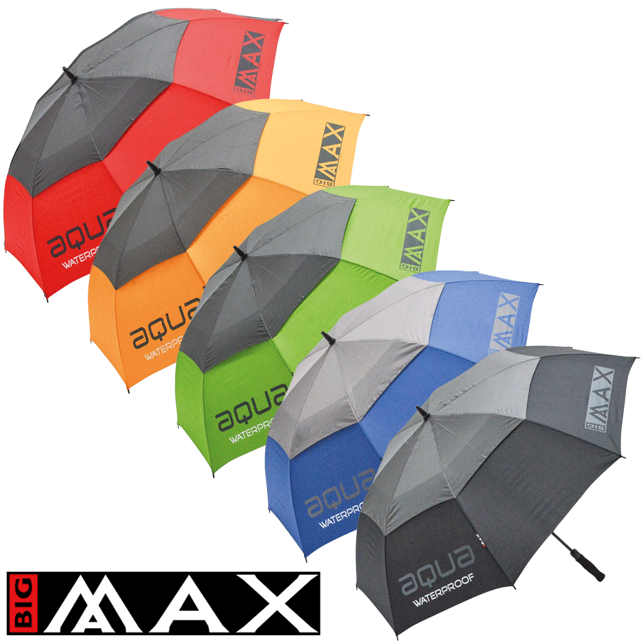 BIG MAX AQUA WATERPROOF 60" DUAL CANOPY AUTOMATIC OPEN GOLF UMBRELLA eBay