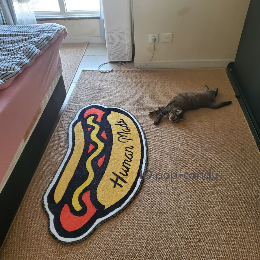 ヒューマンメイド　ホットドッグ　ラグマットHOT DOG RUG SMALL Amazon.co.jp: HUMAN MADE HOTDOG RUG MAT ヒューマンメイド