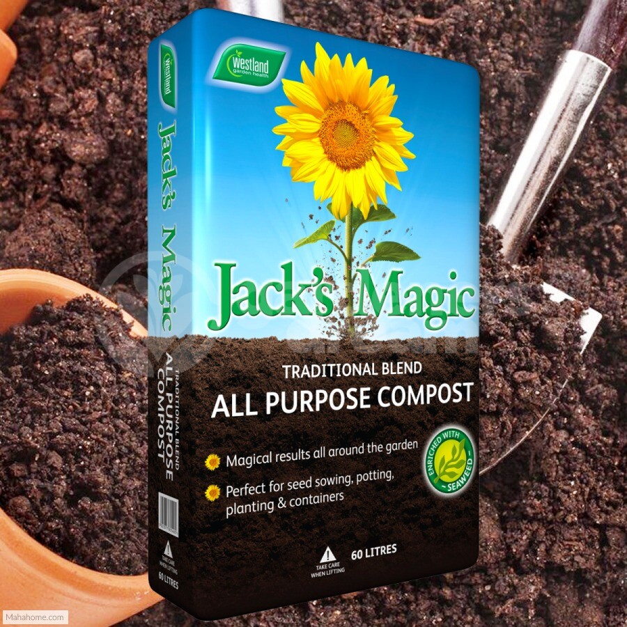 1 x Multi Purpose Compost Rich Peat Jack's Magic Garden Plant Soil