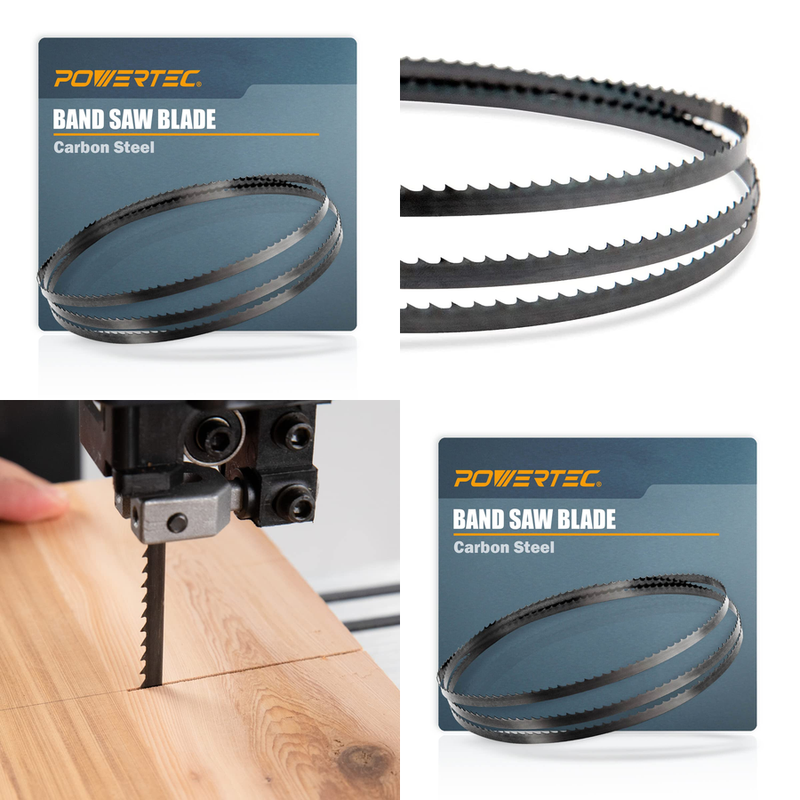 Bandsaw Blades for Woodworking, Band Saw Blades ,80 Inch X 1/4 Inch X 6 TPI