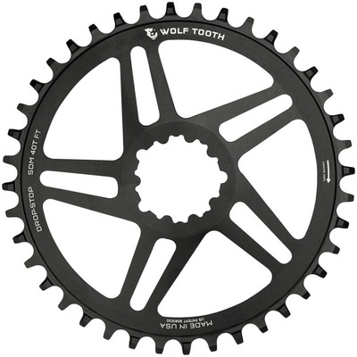 Wolf Tooth Direct Mount Chainring - 40t, SRAM Direct Mount, For SRAM 3-Bolt, 6mm