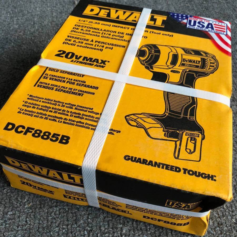 DEWALT DCF885B 20V MAX Lithium-Ion 1/4-Inch Impact Driver (Tool Only)
