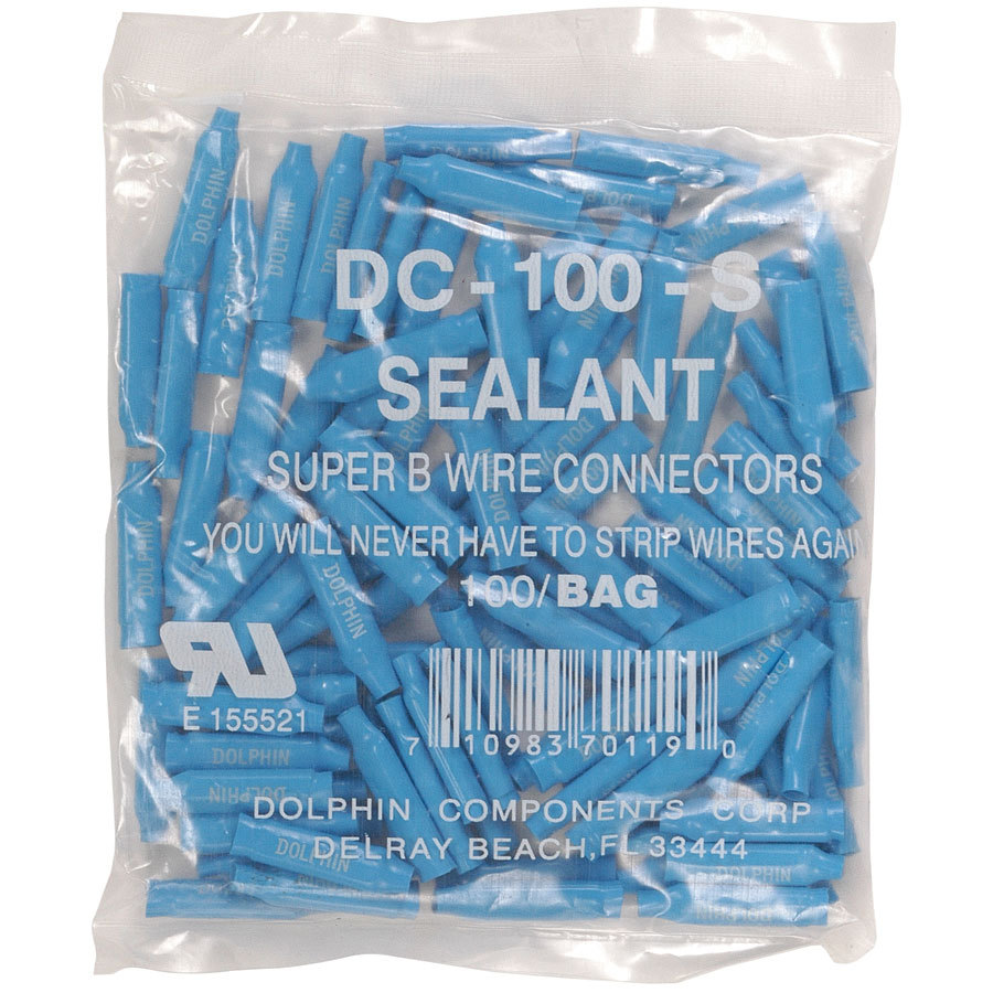 Dolphin DC100S Super B Connector w/Sealant 100 Pcs. 710983701190 eBay