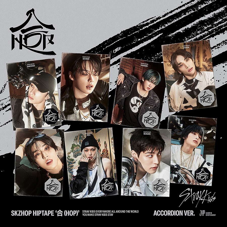 straykids 合 HOP accordion 8枚セット STRAY KIDS SKZHOP HIPTAPE 合(HOP) Album ACCORDION Ver/CD+