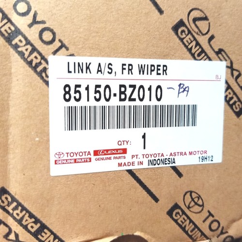 Genuine OEM Front Wiper Link Assy 85150-BZ010 Fits 2007-2018 Toyota Avanza 3SZVE