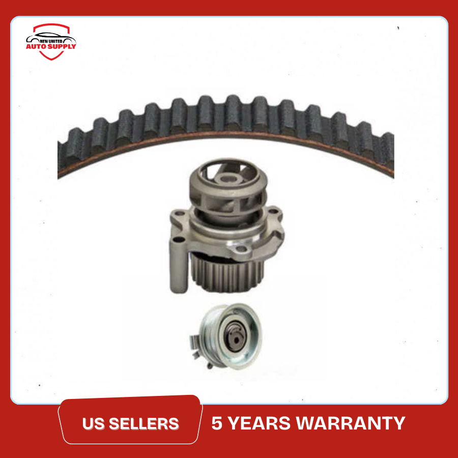 Timing Belt Kit w/Water Pump for 98-14 Volkswagen Jetta Beetle Golf L4 2.0L