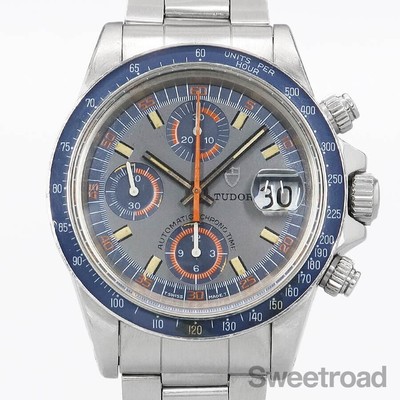 Tudor Ref.94200 Chrono Time Big Block Exotic 1979 Cal.7750 Automatic Stainless