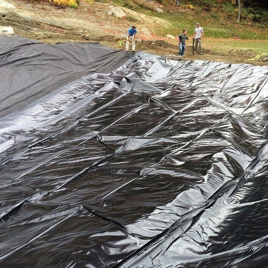 16.7-33Ft Fish Pond Membrane Outdoor Garden Landscaping Supplies Liner Equipment