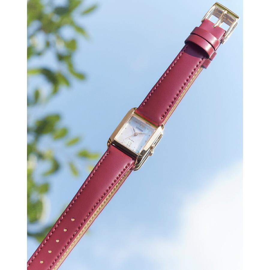 Pre-owned Citizen L Ew5593-64d Women's Watch Gold Photovoltaic Eco-drive With Spare Belt