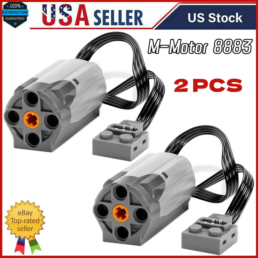2PCS 8883 Power Functions M Motor For Lego Technic Assembled