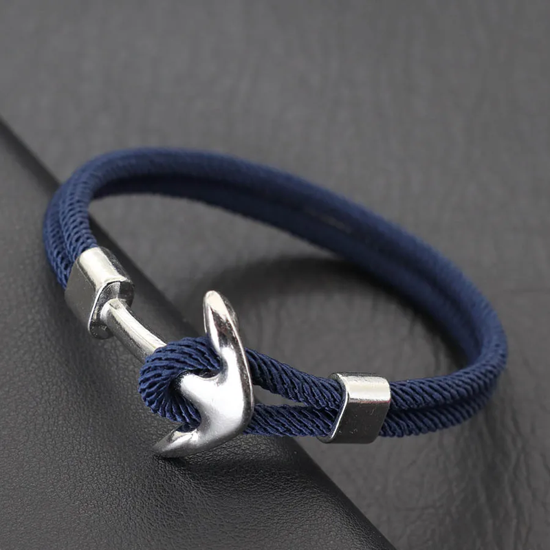 Anchor Bracelet Men Grade A 4Mm Milan Rope Marine Nautical Braclet Outdoors Wrap