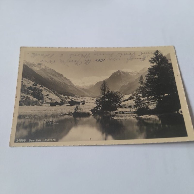 Ak Philatelie Klosters GraubÃ¼Nden Ch 13.X.15 See Bei Stampsdealer