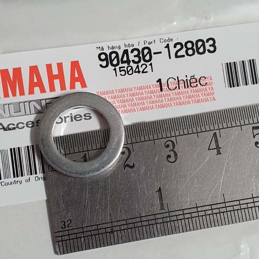 Original Yamaha NMAX 125/150/155 2021-2024 Ölablassschraube Dichtung 90430-12803
