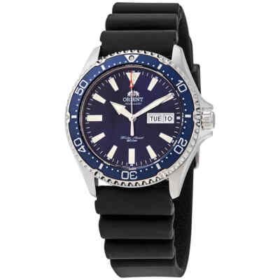 Мужские часы Orient Kamasu с автоматическим синим циферблатом RA-AA0006L19B