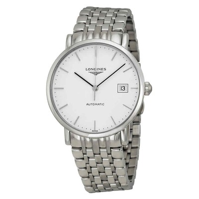 Longines Elegant White Mens Watch - L4.810.4.12.6
